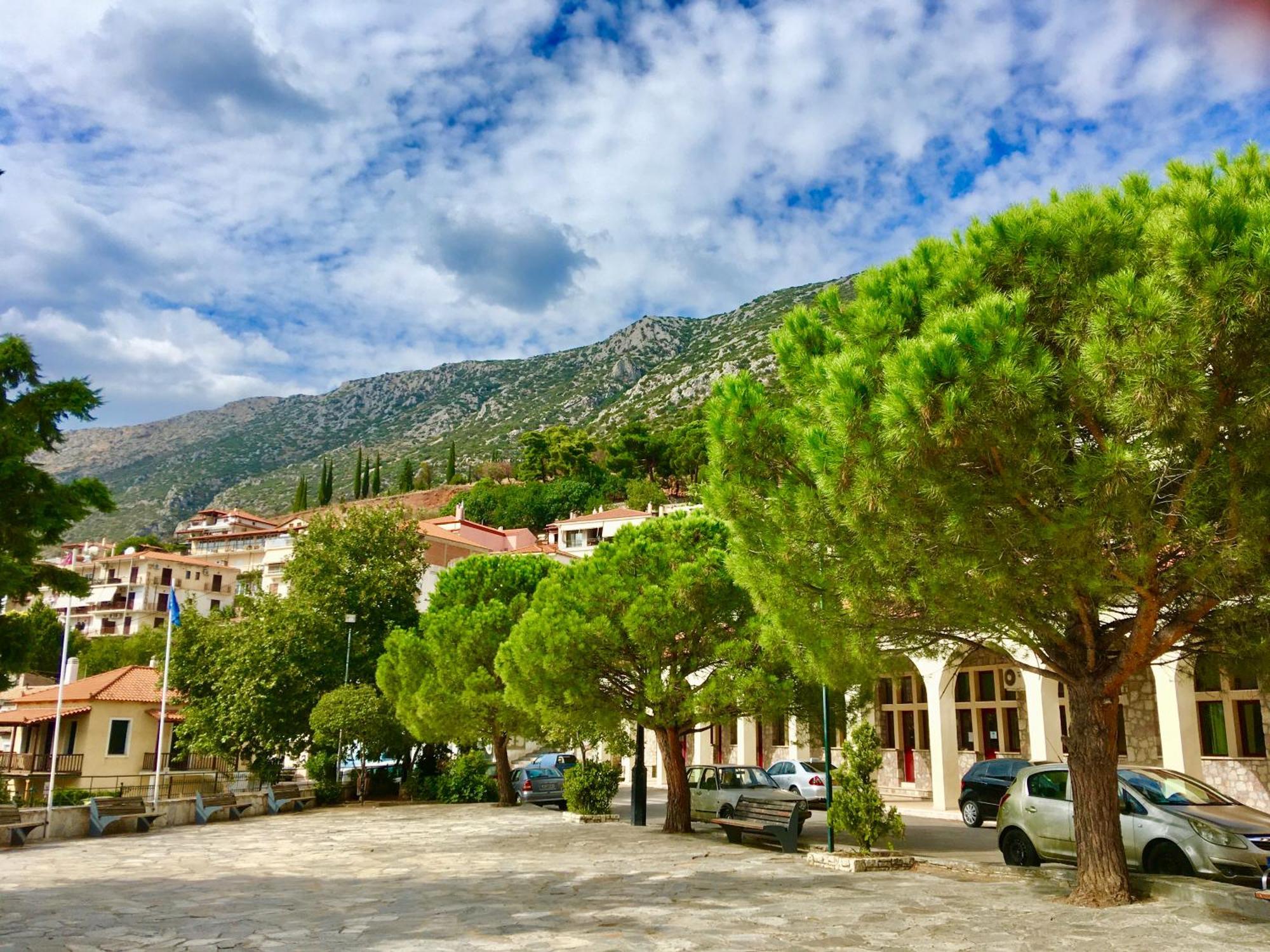 Apartmán Delphi Celebrity V I P The Navel Of The Earth, Center-Delphi-Penthouse Galaxy&Sky Panoramic View, Harmony&Yoga Exteriér fotografie